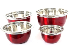 Stainless Steel German Bowl - 4 Pcs Set