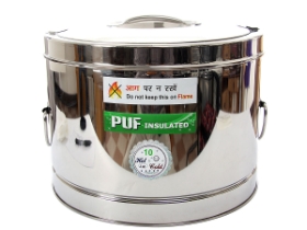 Stainless Steel Puf Insulated Hot Pot - 10 Litre