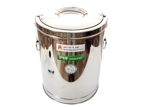 Stainless Steel Puf Insulated Hot Pot - 20 Litre