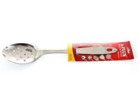 Stainless Steel Premium Sloted Spoon 2.mm Thickness - 13 inches