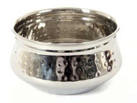Moroccan Dish Bowl Stainless Steel - Hammered - 16 Oz.