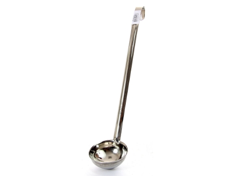 Stainless Steel Measuring 1 Piece Ladle - 6 oz.