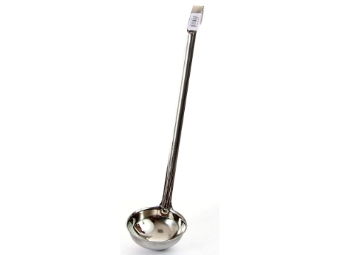 Stainless Steel Measuring 1 Piece Ladle - 8 Oz.