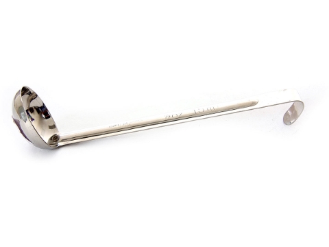 Stainless Steel Measuring 1 Piece Ladle  Short Handle - 0.5 Oz