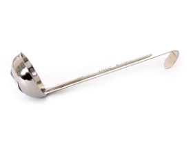 Stainless Steel Measuring 1 Piece Ladle  Short Handle  - 1.5 Oz.