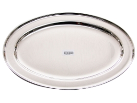Stainless Steel Oval Platter - 40 cm