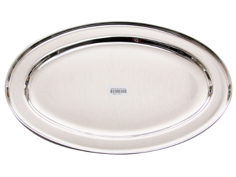 Stainless Steel Oval Platter - 40 cm