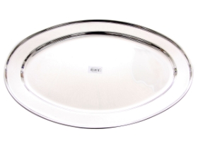 Stainless Steel Oval Platter - 50 cm