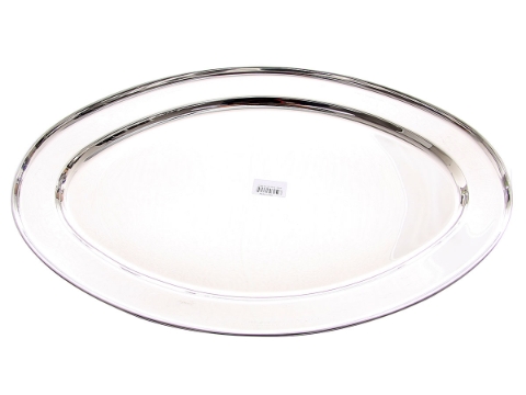 Stainless Steel Oval Platter - 55 cm