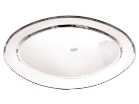 Stainless Steel Oval Platter - 60 cm