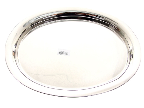 Stainless Steel Display / Serving Oval Tray - 42 cm