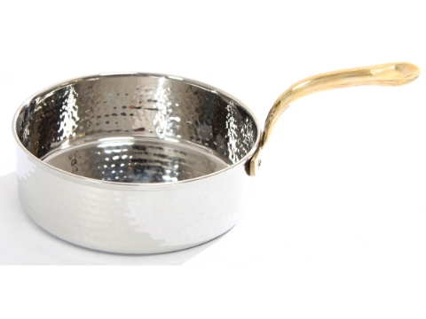 Sauce Pan Dish Brass Handle - 6.25 inches