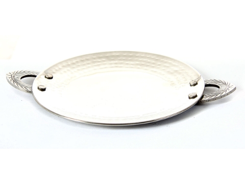 Stainless Steel Tawa Dish - Hammered - 7 inches