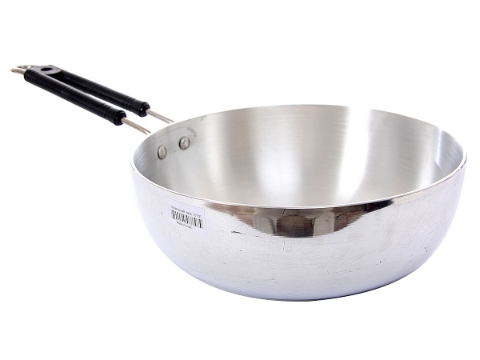 Aluminum Wok - 10.75 inches