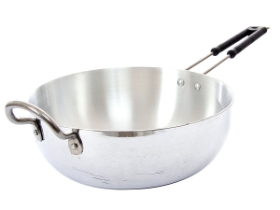 Aluminum Wok - 11.50 inches