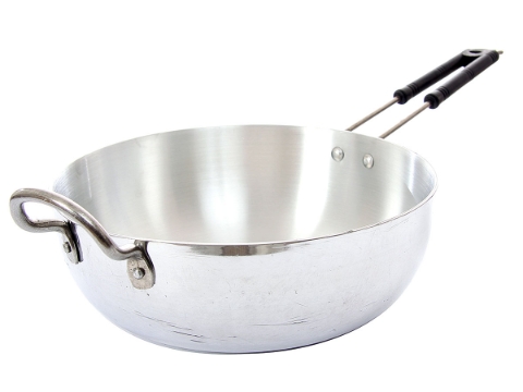 Aluminum Wok - 11.50 inches